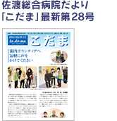 佐渡総合病院だより「こだま」最新第28号
